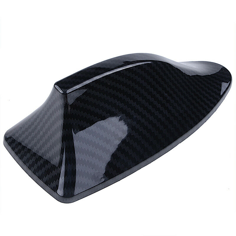 1xCarbon Fiber Car Shark Fin Aerial Antenna Roof AM/FM Radio Signal For BMW