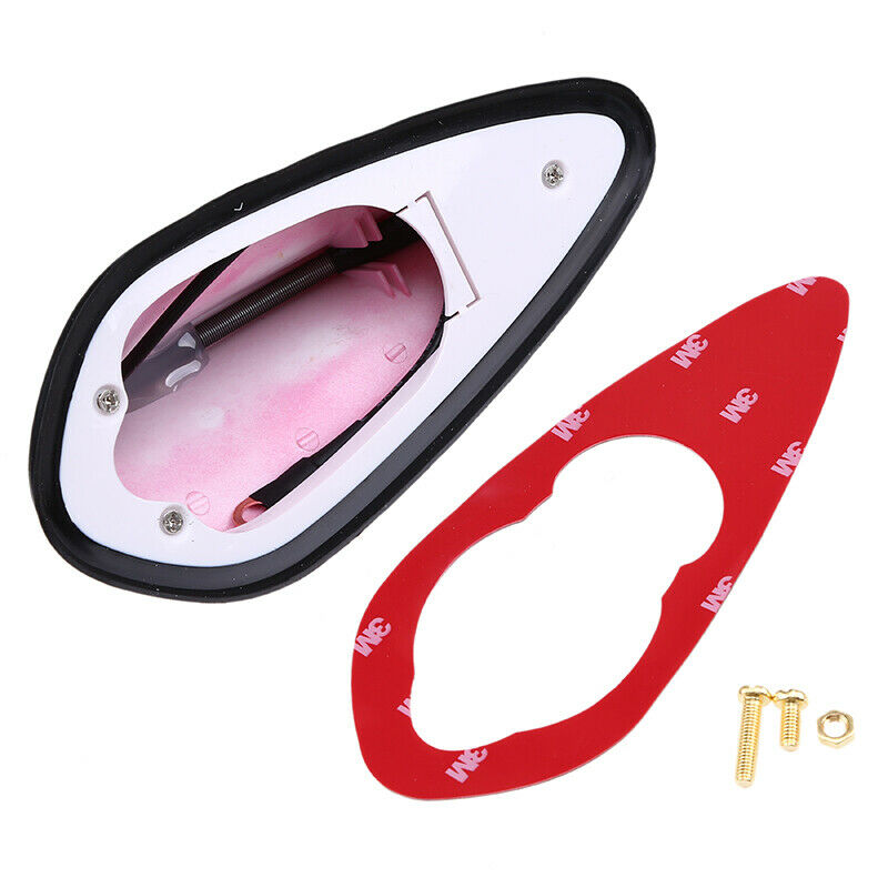 1x Universal Big Shark Fin Antenna SUV Car Roof Radio AM/FM Signal Aerial Red