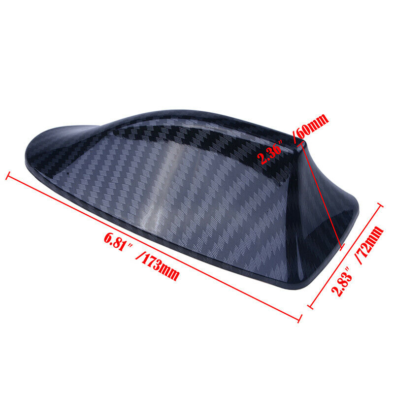 Carbon Fiber Style Car Shark Fin Dummy Antenna Aerial Roof Decor For BMW USE SET