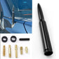 1pcs Black Car Bullet Antenna Aluminum Radio FM Antena Kit Universal Screw