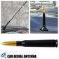 1pcs Gold Auto Car Bullet Antenna Aluminum Radio FM Antena Kit Universal Screw