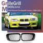 1 Pair For 1998-2001 BMW E46 2 Door Coupe Matte Black Kidney Grille Grill