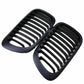 1 Pair For 1998-2001 BMW E46 2 Door Coupe Matte Black Kidney Grille Grill