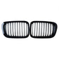 2pcs Gloss Black Front Grill Grille For BMW E46 1998-2001 Pre-facelift Saloon