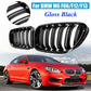 Glossy Black Kidney Grill Grille Dual Slat For BMW F06 F12 F13 Coupe Cabrio