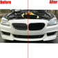 Glossy Black Kidney Grill Grille Dual Slat For BMW F06 F12 F13 Coupe Cabrio