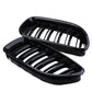 Glossy Black Kidney Grill Grille Dual Slat For BMW F06 F12 F13 Coupe Cabrio