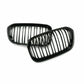 2x Gloss Black Kidney Grille Grill For BMW Twin Slats F20 F21 1 Series 2015-2019