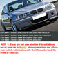 Pair Gloss Black Kidney Grill Grille For BMW E46 Coupe Cabrio 99-03 Pre-facelift