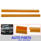 2pcs Yellow Grill Bar V Brace For BMW F30 1/2/3/4Series Grille Trim Strips Cover