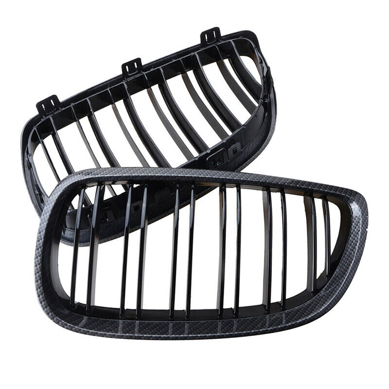For 2006-2010 BMW 3-Series E92 E93 CoupeCarbon Fiber Style Kidney Grill Grille