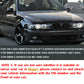 For BMW E39 Facelift 525/528 1997-03 Gloss Black Double Slat Front Grilles Grill