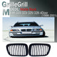 2pcs For BMW 3-Series E46 4DR Saloon 98-01 Mate Balck Bumper Kidney Grille Grill