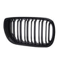 Pair Gloss Black&M-Color FRONT KIDNEY GRILL For BMW E46 320i 325i 330i 2002-2005