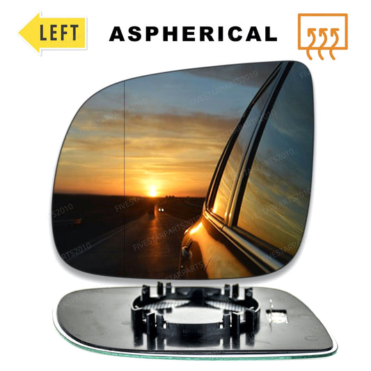 Left side Wide Angle wing mirror glass for Audi Q5 2008-2016 Heated