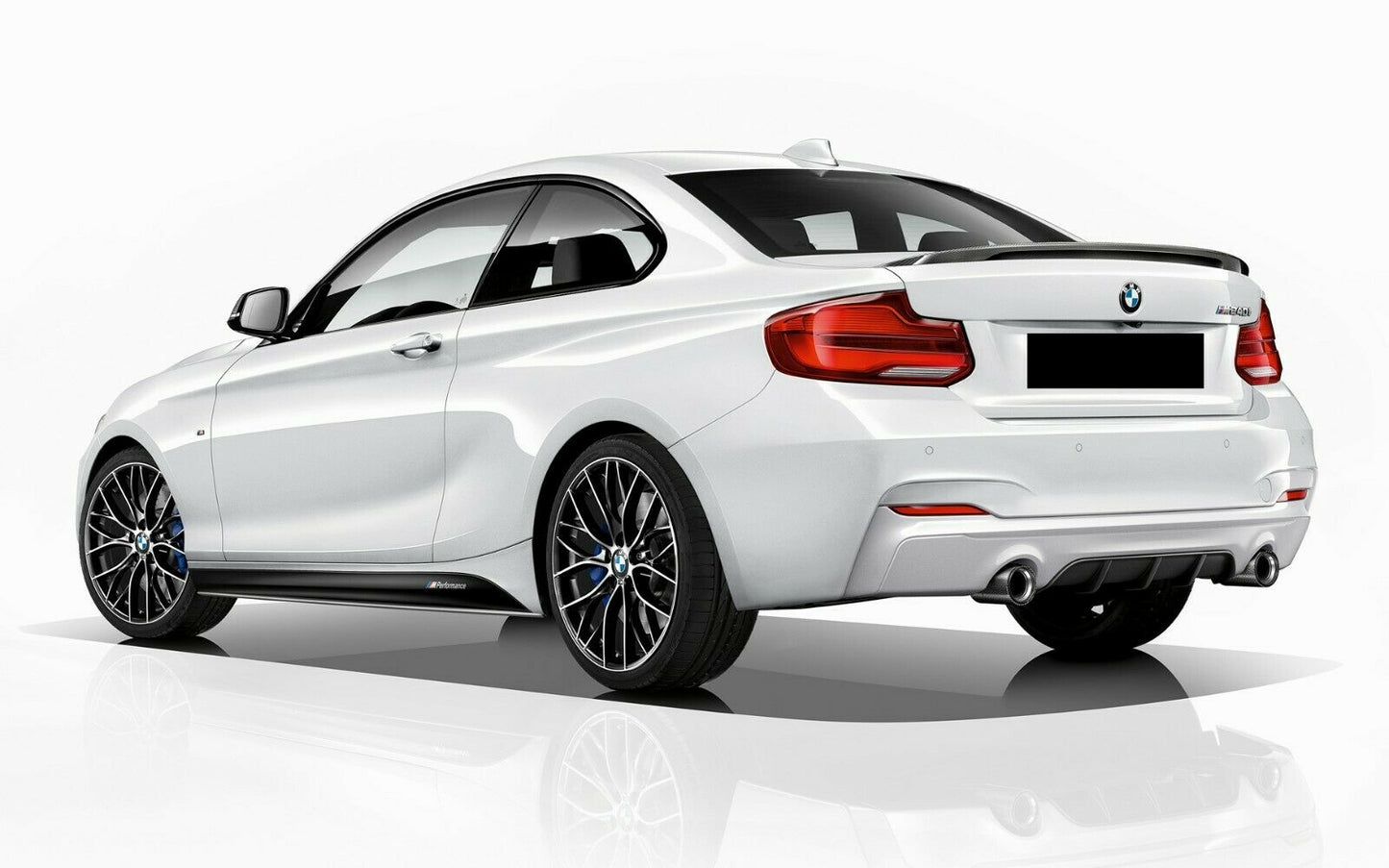 BMW 2 SERIES F22 F23 M2 F87 M SPORT MATTE BLACK TRUNK BOOT SPOILER LIP OEM FIT