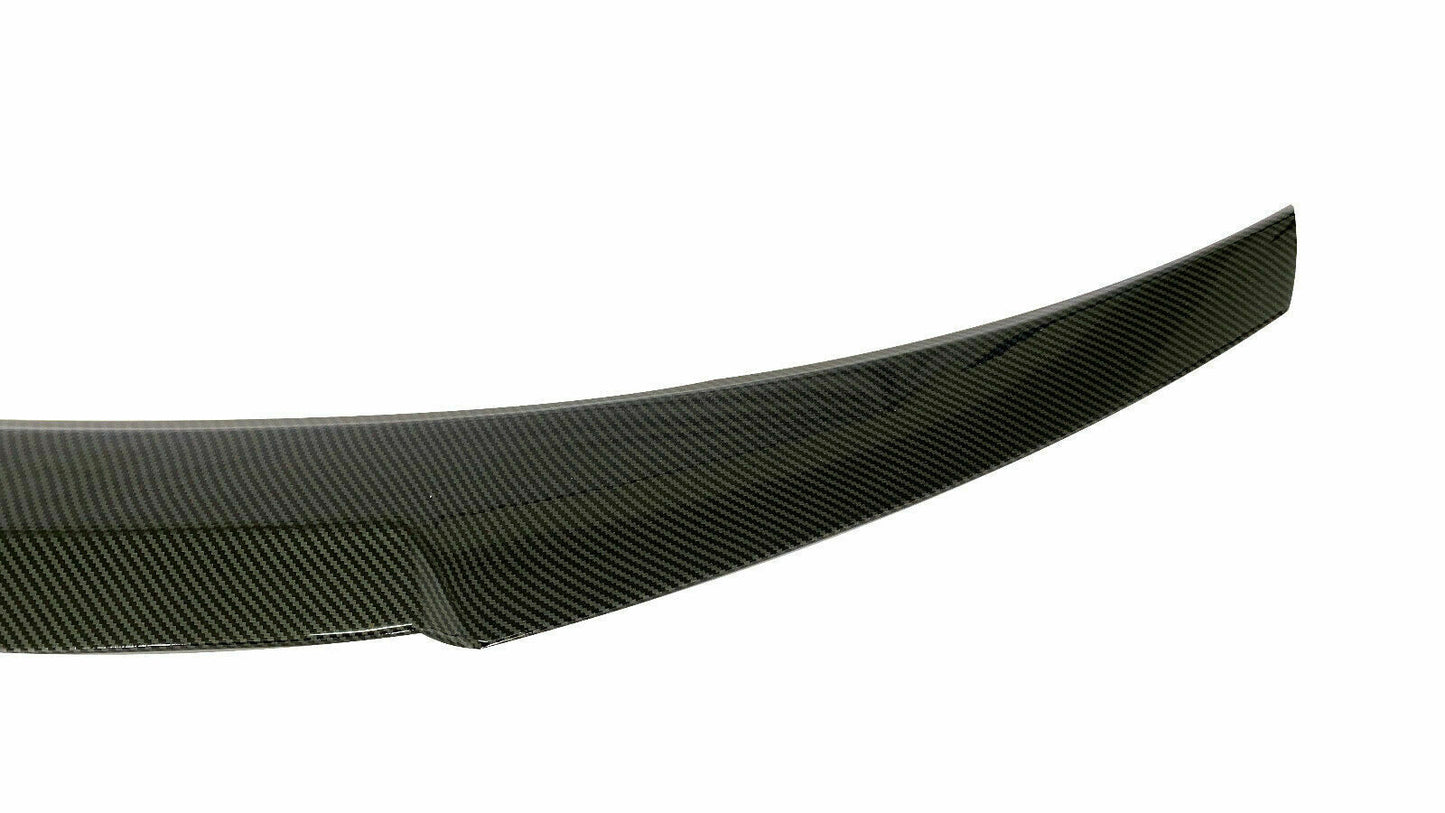 BMW 4 SERIES F82 M4 COUPE REAR BOOT SPOILER V STYLE LIP CARBON LOOK 100% FIT