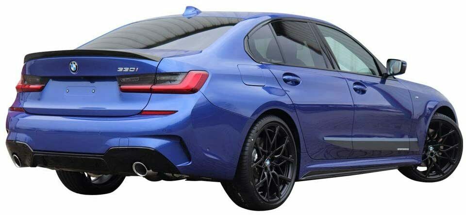 BMW 3 SERIES G20 G21 M PERFORMANCE YAO STYLE REAR BOOT SPOILER LIP GLOSS BLACK