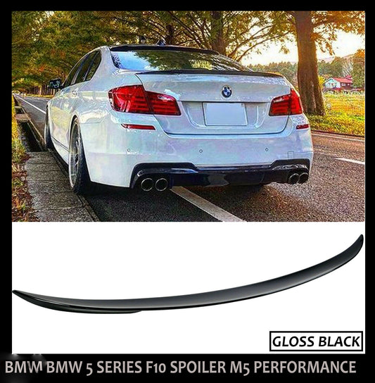 BMW 5 SERIES F10 REAR BOOT SPOILER TRUNK LIP M P SPORT 10-16 GLOSS COLOR ABS
