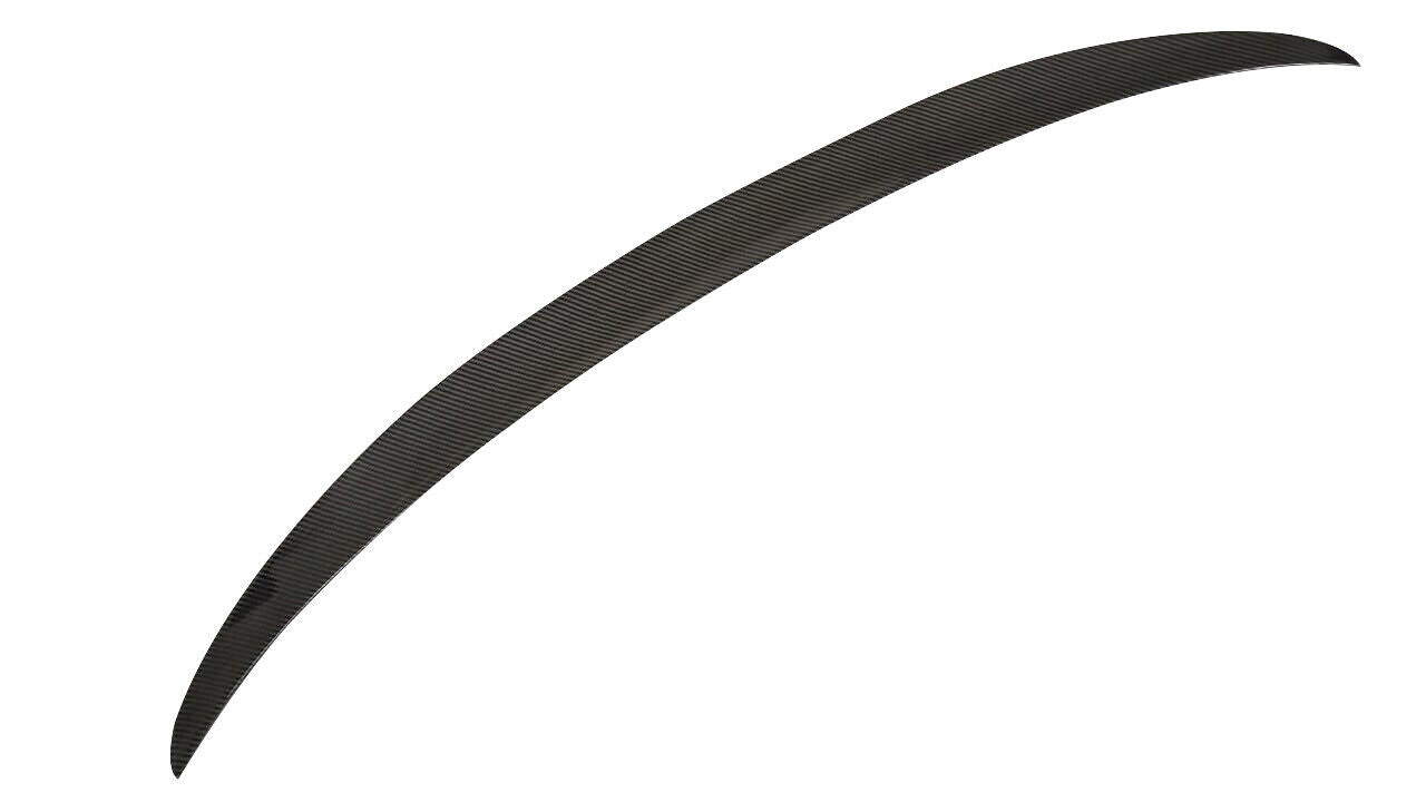 BMW 4 SERIES F36 4D GRAN COUPE REAR TRUNK BOOT SPOILER LIP CARBON LOOK OEM FIT