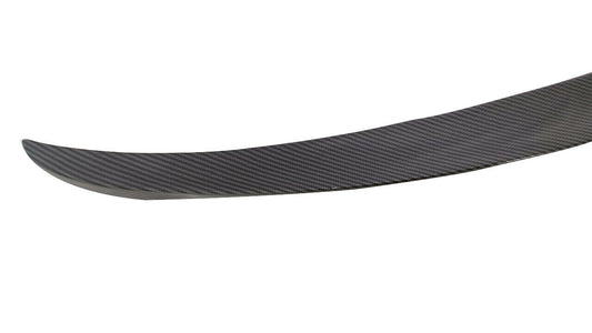 BMW 4 SERIES F36 4D GRAN COUPE REAR TRUNK BOOT SPOILER LIP CARBON LOOK OEM FIT