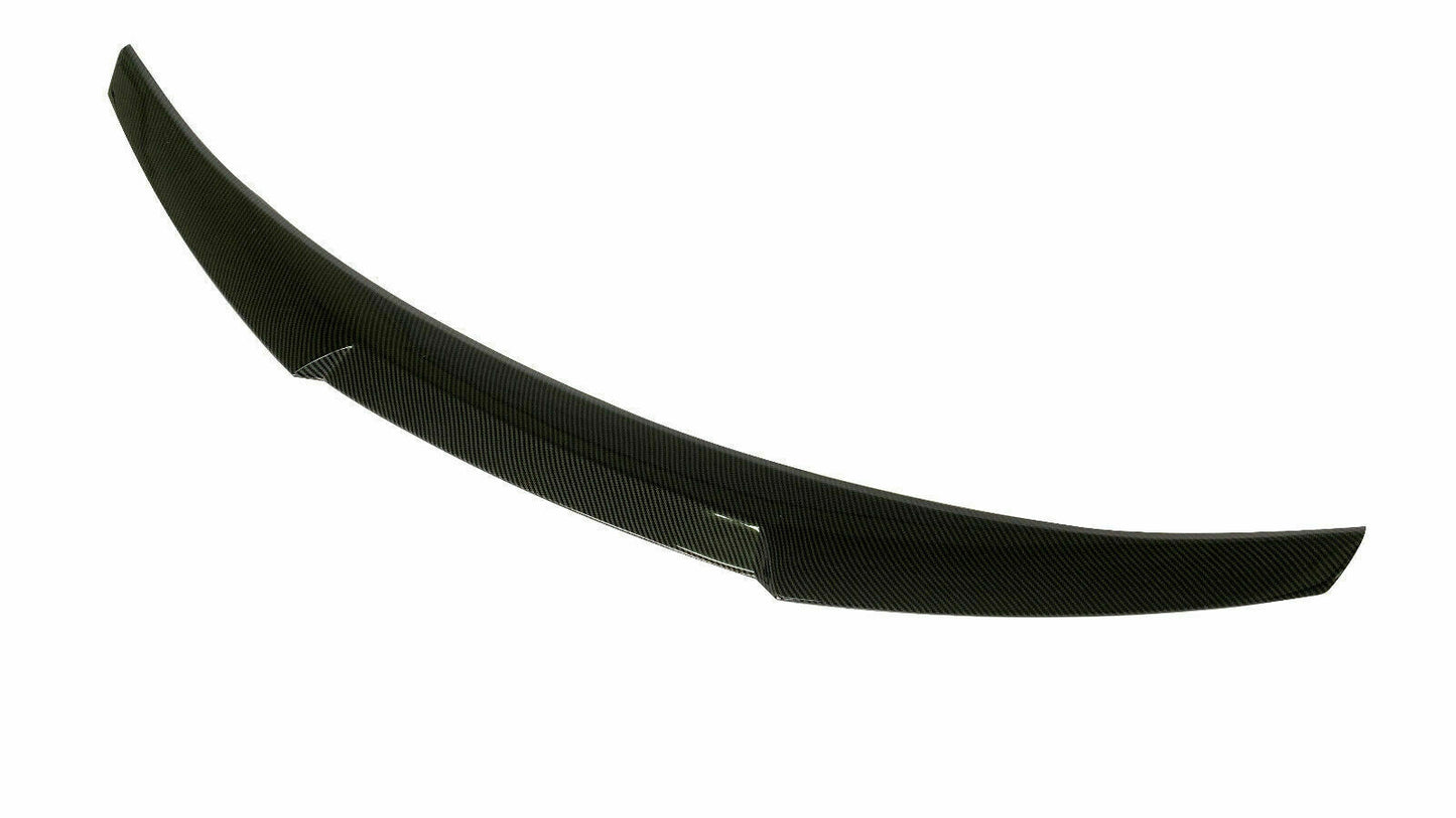 AUDI A4 B8 S4 RS4 SALOON 2009-2012 M4 STYLE REAR BOOT SPOILER LIP CARBON LOOK