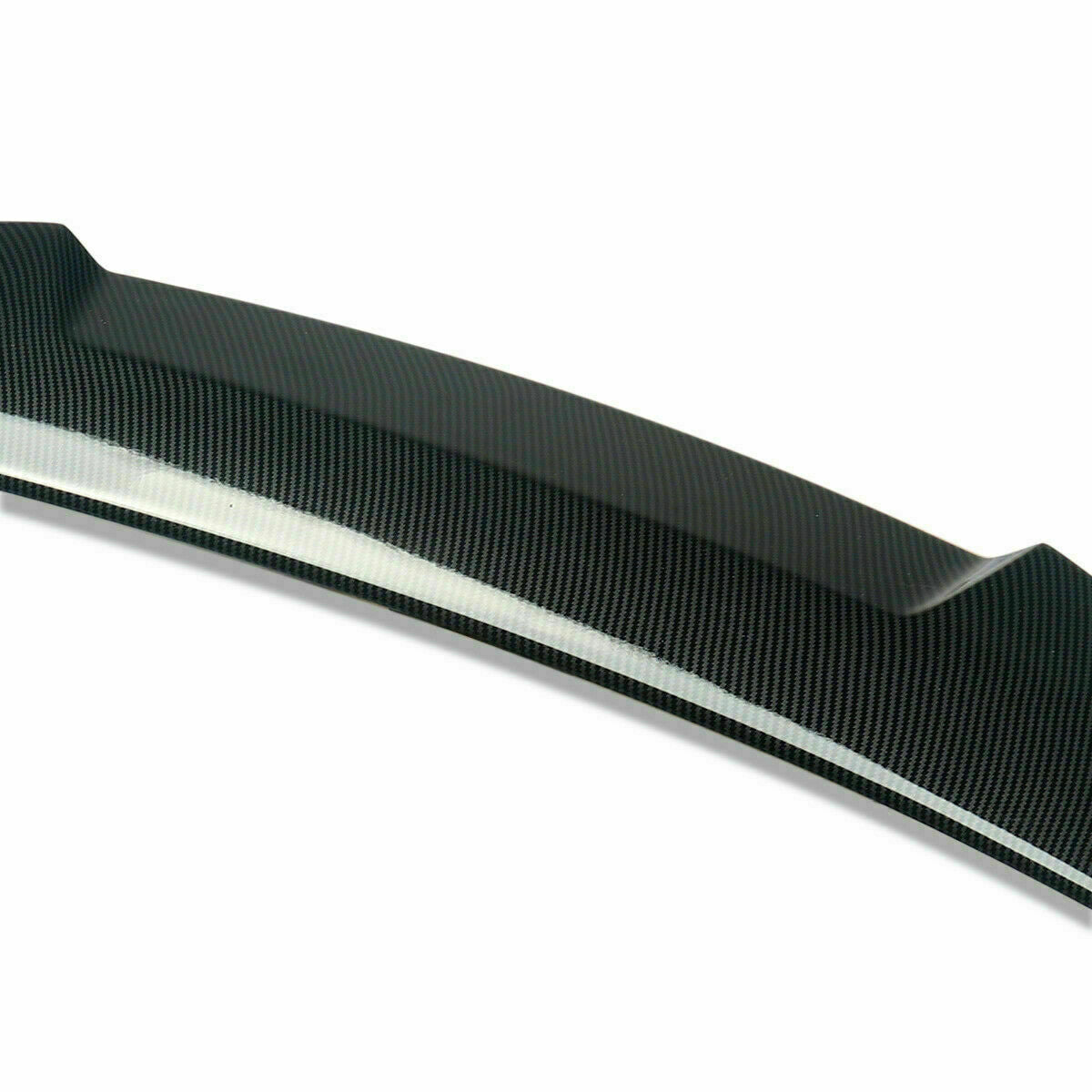 FOR BMW 2 SERIES F22 F87 M4 STYLE CARBON FIBER LOOK REAR BOOT TRUNK LIP SPOILER