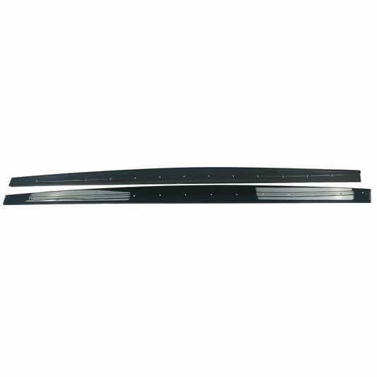 FOR BMW 4 SERIES F32 F33 F36 M PERFORMANCE SIDE SKIRT EXTENSION BLADES GLOSS BLK
