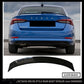 SKODA OCTAVIA NX MK4 VRS RS STYLE BOOT SPOILER LIP WING 2020 ONWARDS GLOSS BLACK