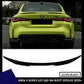 BMW 4 SERIES G22 G82 M4 BOOT SPOILER TRUNK LIP GLOSS BLACK 2020 ONWARDS