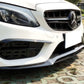 MERCEDES C CLASS A205 W205 C205 S205 C43 AMG LOOK FRONT SPLITTER LIP 2013-2018