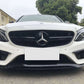 MERCEDES C CLASS A205 W205 C205 S205 C43 AMG LOOK FRONT SPLITTER LIP 2013-2018