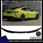 BMW 4 SERIES G22 G82 M4 BOOT SPOILER TRUNK LIP CARBON LOOK 2020 ONWARDS