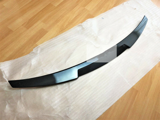 Audi RS4 Look A4 S4 RS4 B8 Carbon Fibre M4 Style Boot Lip Spoiler 2012 to 2016