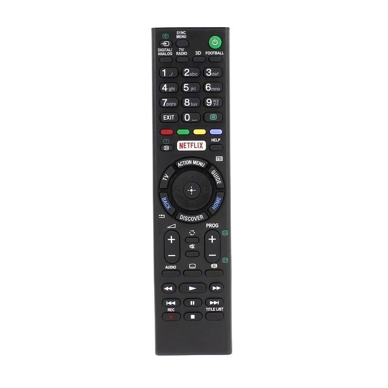 Replacement Remote Control for Sony TV With 3D & Netflix Replaces RM-ED058 ED052