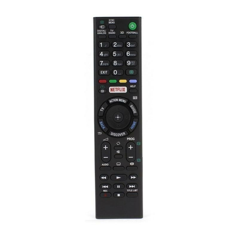 Replacement Remote Control for Sony KDL43W805CBU Full HD Smart LED TV KDL-43W805