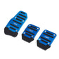 1 Set Blue Universal Non-Slip Pedals Pad Cover Car Interior Decor Accessories