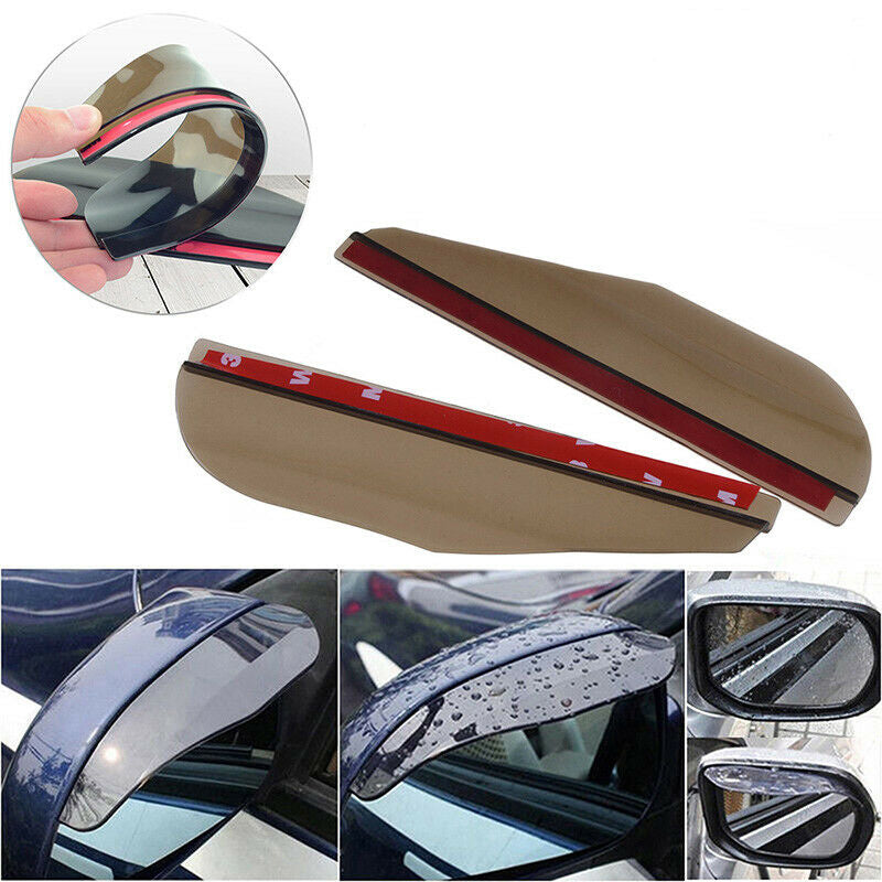 Universal Car Rear View Wing Mirror Sun Shade Shield Rain Board Eyebrow Guard e