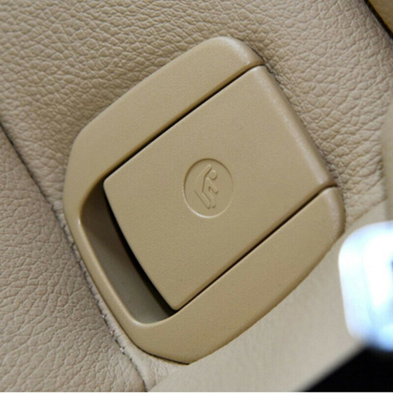 Beige Cover Flap Rear Child Seat Safety Anchor ISOFix For BMW 1 3 Series E90 F30