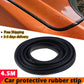 UK 4.5m Car Door Boot Edge Protectors Strip Trim U-shape Guard Seal Rubber Black