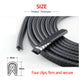 UK 4.5m Car Door Boot Edge Protectors Strip Trim U-shape Guard Seal Rubber Black