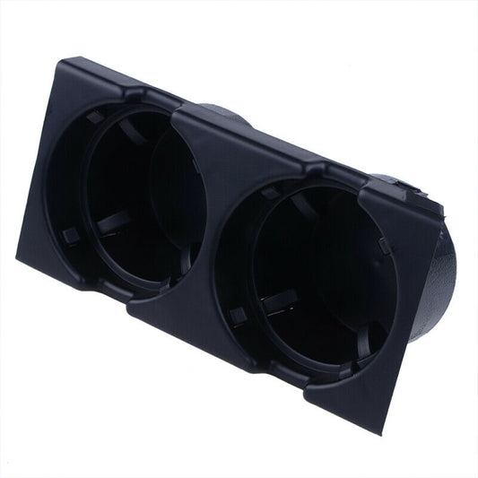 Center Console Drink Cup Holder Storage For BMW E46 325 328 330 1999-2006 Black