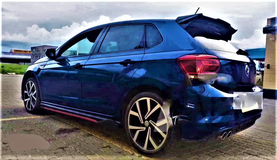 VW Polo MK6 AW GTI R Batman Style Gloss Black Boot Spoiler 2018+