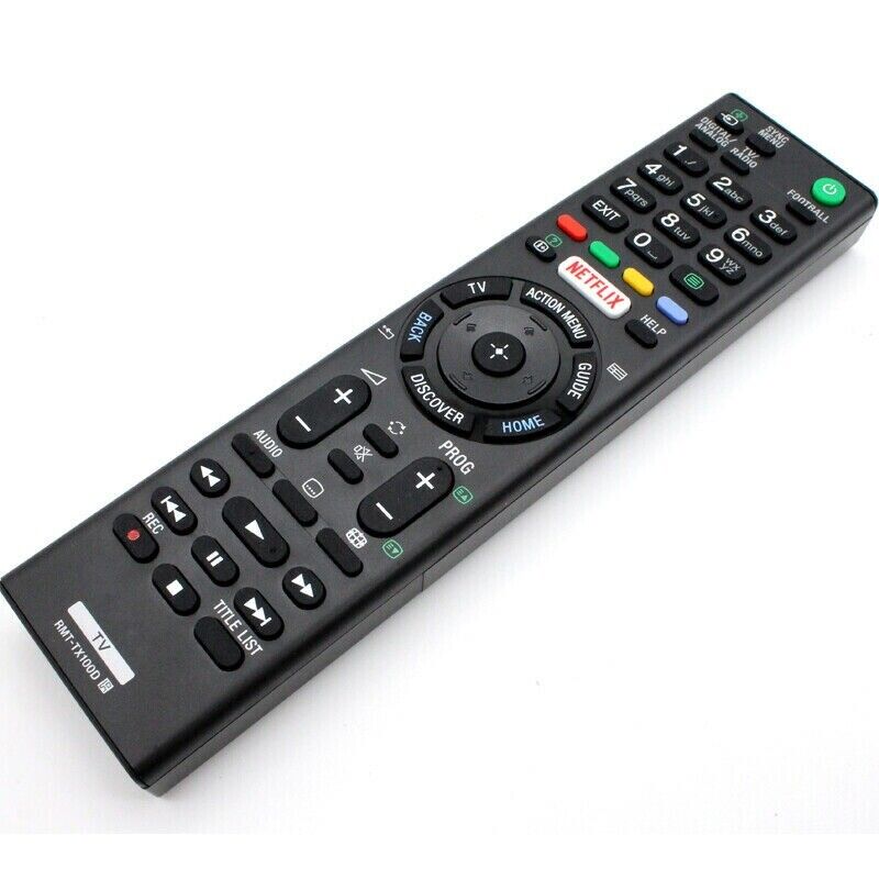 Genuine UK Sony Smart TV Remote Control RMT-TX100D RMTTX100D NETFLIX Button