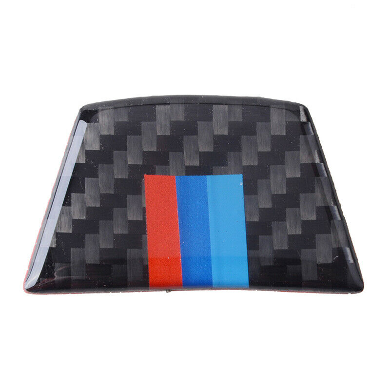 Carbon Fiber Steering Wheel Decor Cover Trim For BMW 3Series E90 E92 2005-12 UK