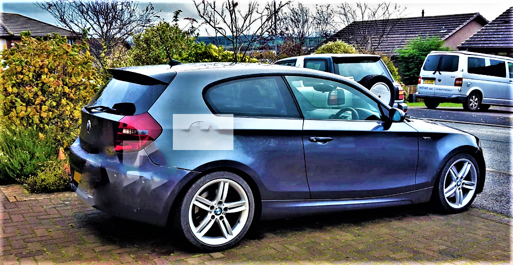 BMW M Sport Performance 1 Series E81 E87 Gloss Black Boot Spoiler 2004-2013