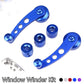 Blue Aluminum Car Window/Door/Winder Crank Handles Alloy Universal Fit Racing UK