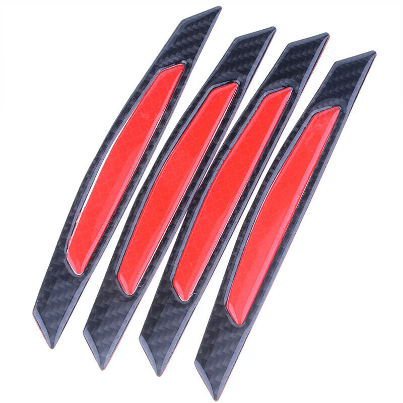 Car Auto Reflective Warn Strip Tape Bumper Safety Stickers Decal Accessories Red