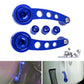 Blue Aluminum Car Window/Door/Winder Crank Handles Alloy Universal Fit Racing UK