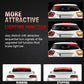 Universal 1M Red LED Car High Mount Third Brake Stop Rear Tail Light Bar Strip